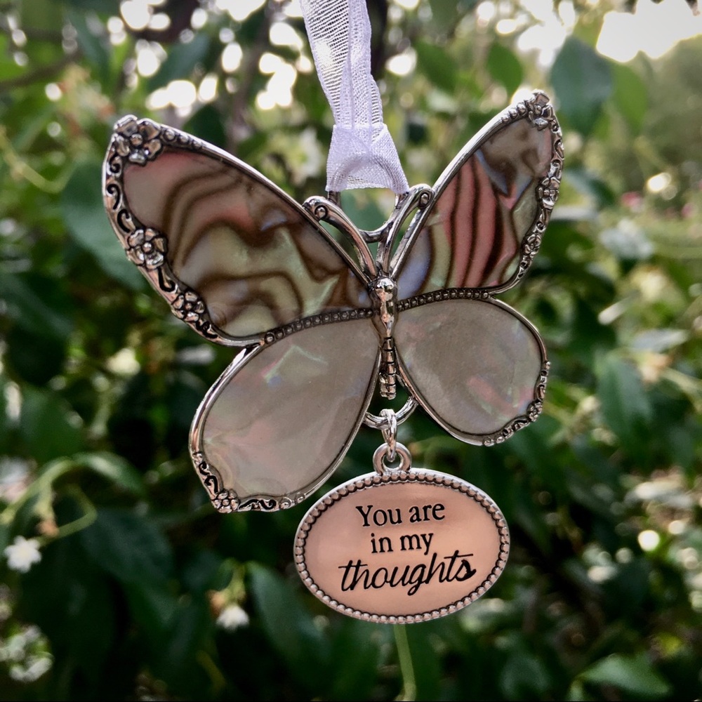 NWT 🦋 YOU ARE IN MY THOUGHTS Butterfly ornament